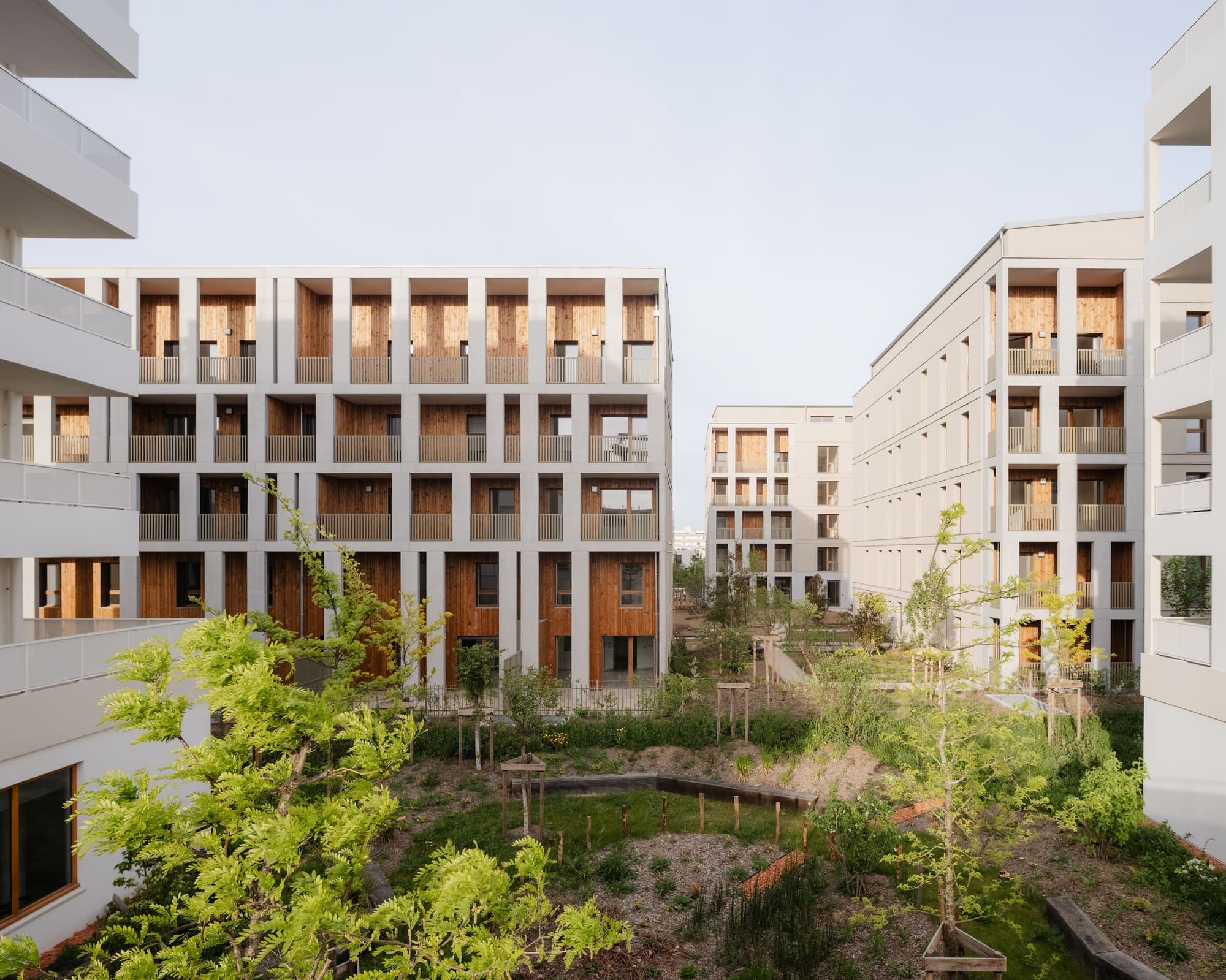 [Mass Timber] Racine Carrée Social Housing / rue royale architectes
